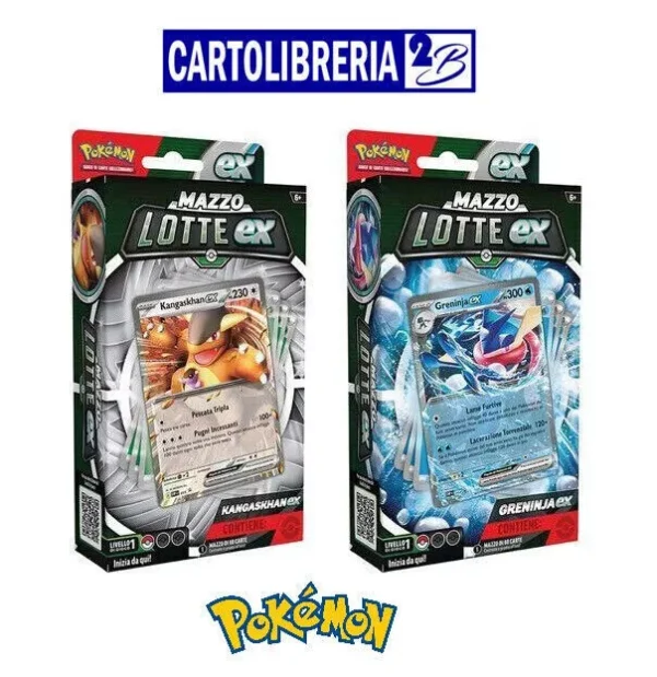 INGROSSO - Pokémon Mazzo Lotte - 3 Greninja EX+ 3 Kangaskhan EX (tot. 6 Mazzi )