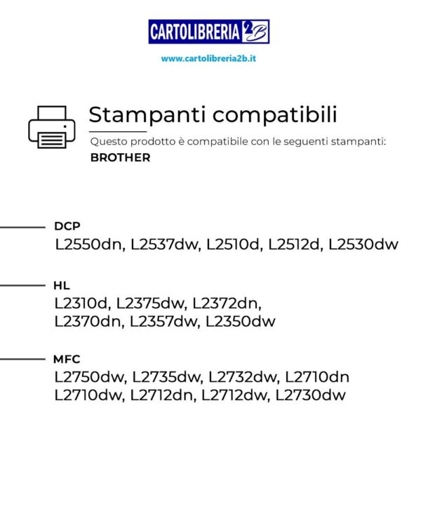 Toner compatibile Brother TN2420 NERO - immagine 2